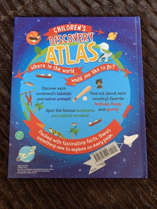 Children’s Discovery Atlas - Travel the whole world in one book!