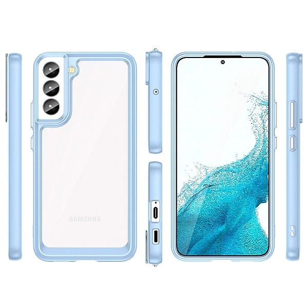 Outer Space Case etui Samsung Galaxy S23+ pokrowiec z elastyczną ramką
