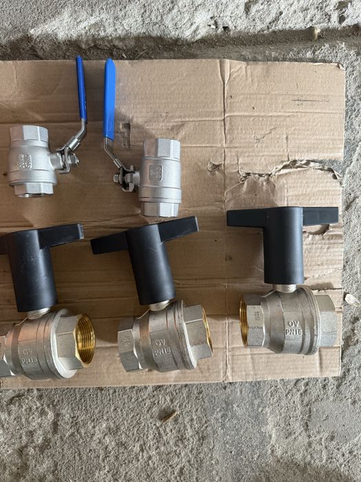 Zawory kulowe Oventrop i Ball Valve