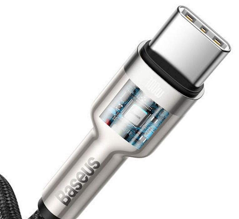 Кабель з чіпом Baseus 100W Type-C to Type-C 2 Mетра