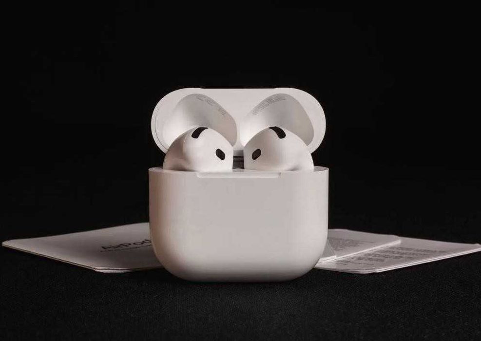 Беспроводные аирподс 4 1в1 с ори Premium качество