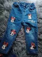 Spodnie jeans myszka Minnie 80-86