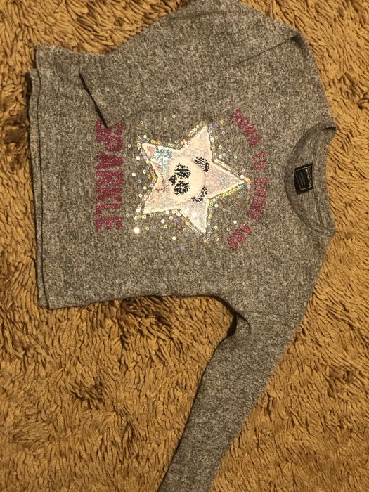 Bluza, swetereki r. 110/116 - 4 szt (zestaw).