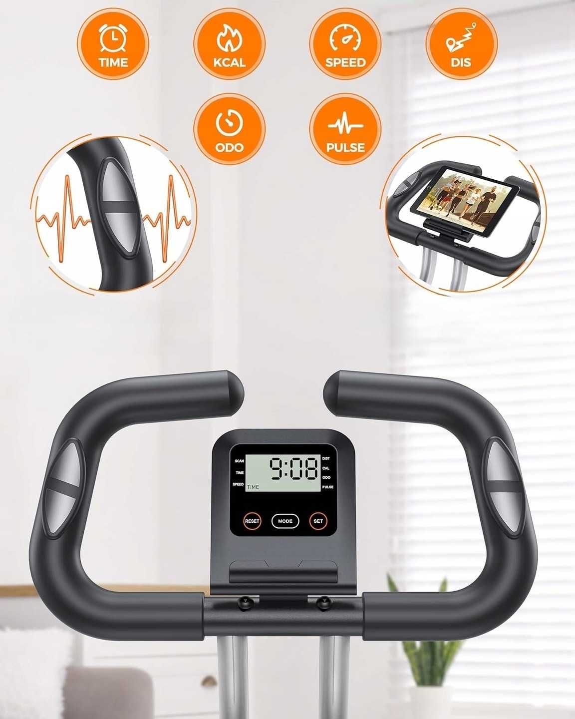 YOSUDA Rower treningowy magnetyczny pionowy 3w1 składany 150 kg