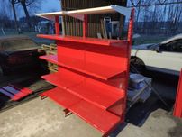 Regał metalowy regulowany solidny 202cm h 208cm