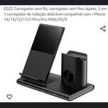 Carregador wireless fast charger Samsung, IPhone huawei etc

Compatíve