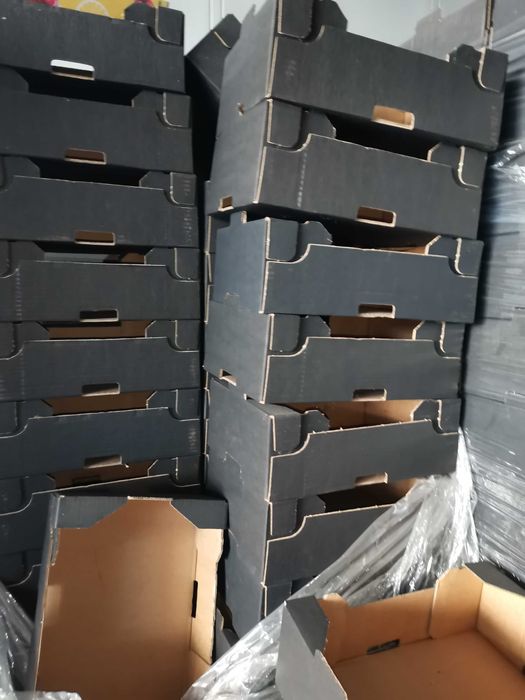 2 palety skrzynka kartonowa na owoce warzywa 39x29x14