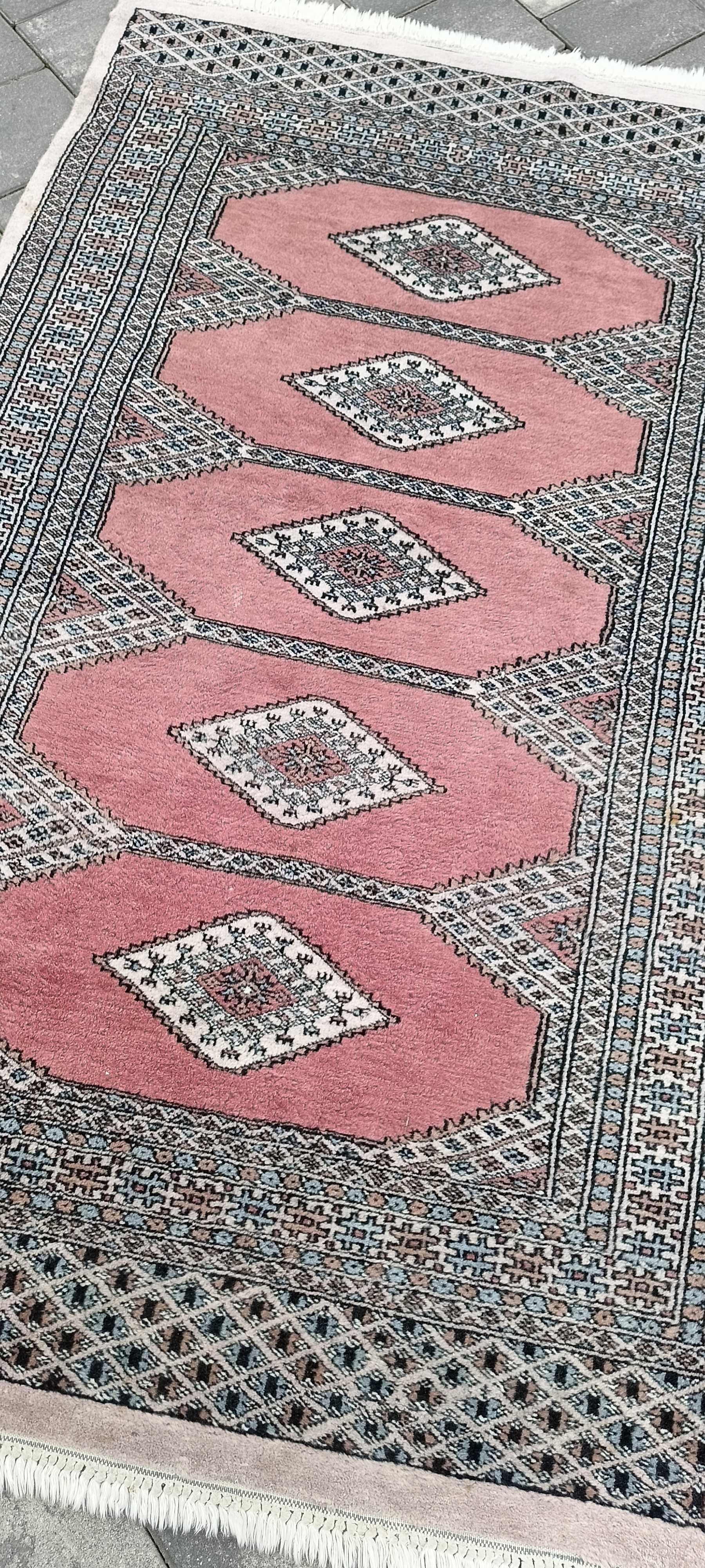 Buchara dywan wełniany tkany ręcznie 167 x 95 cm wełna perski