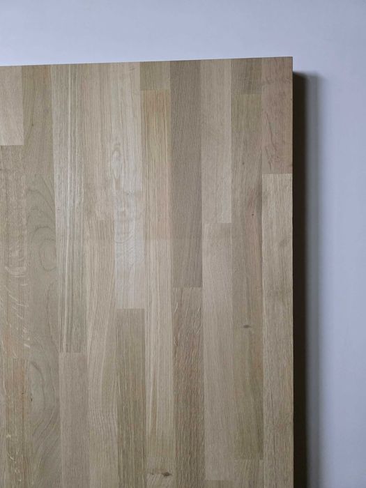 Blat kuchenny drewniany dębowy surowy 245 x 65 x 30
