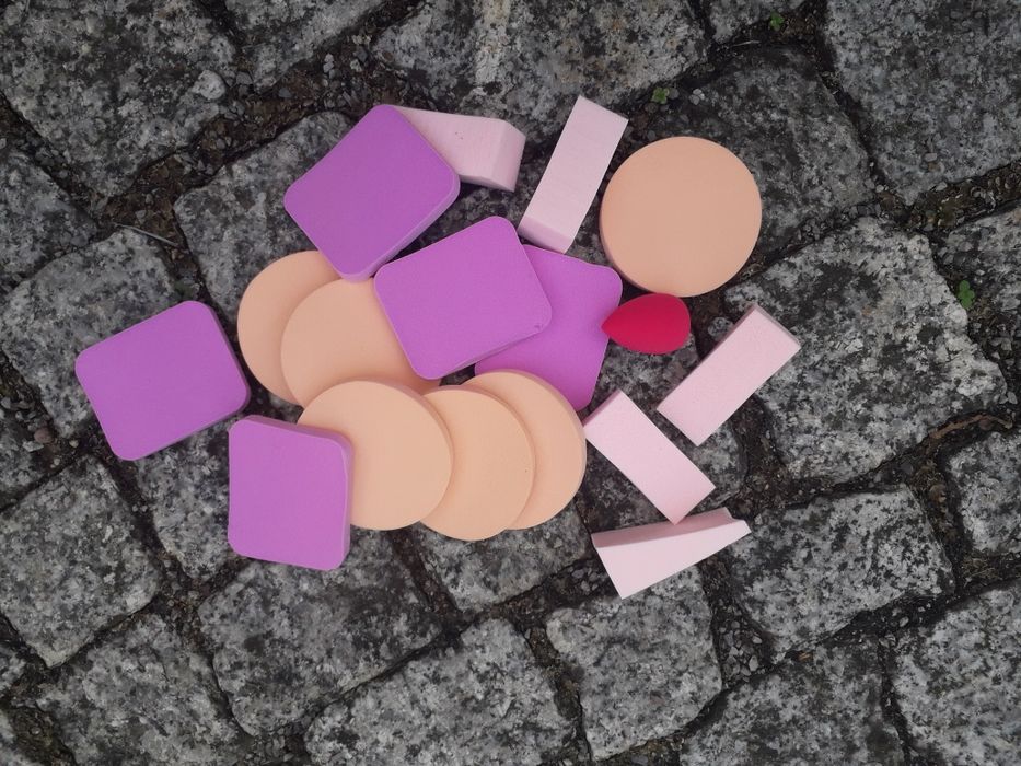 Gąbeczki do makijażu 17 sztuk