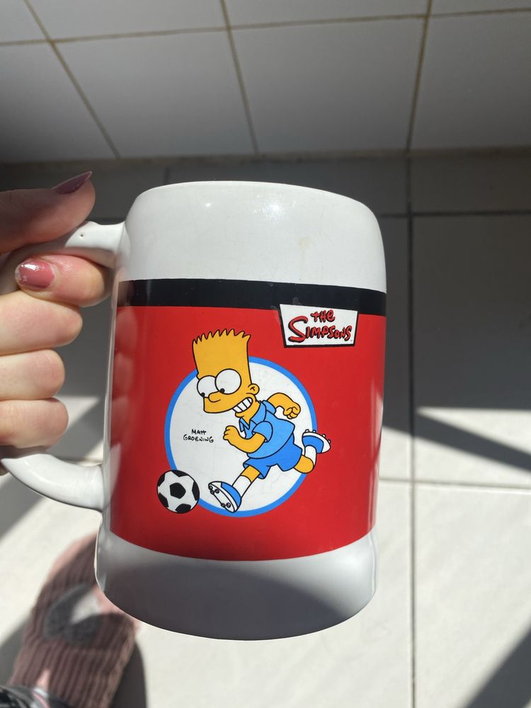 caneca dos simpsons