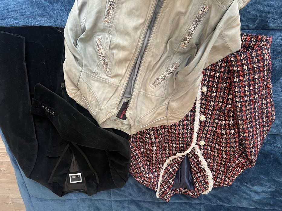 550все  Пиджак куртка кожа питон твид бархат