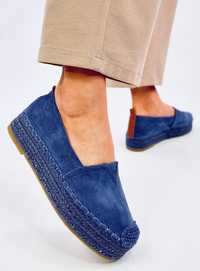 Espadryle Na Grubej Podeszwie Poulain Blue