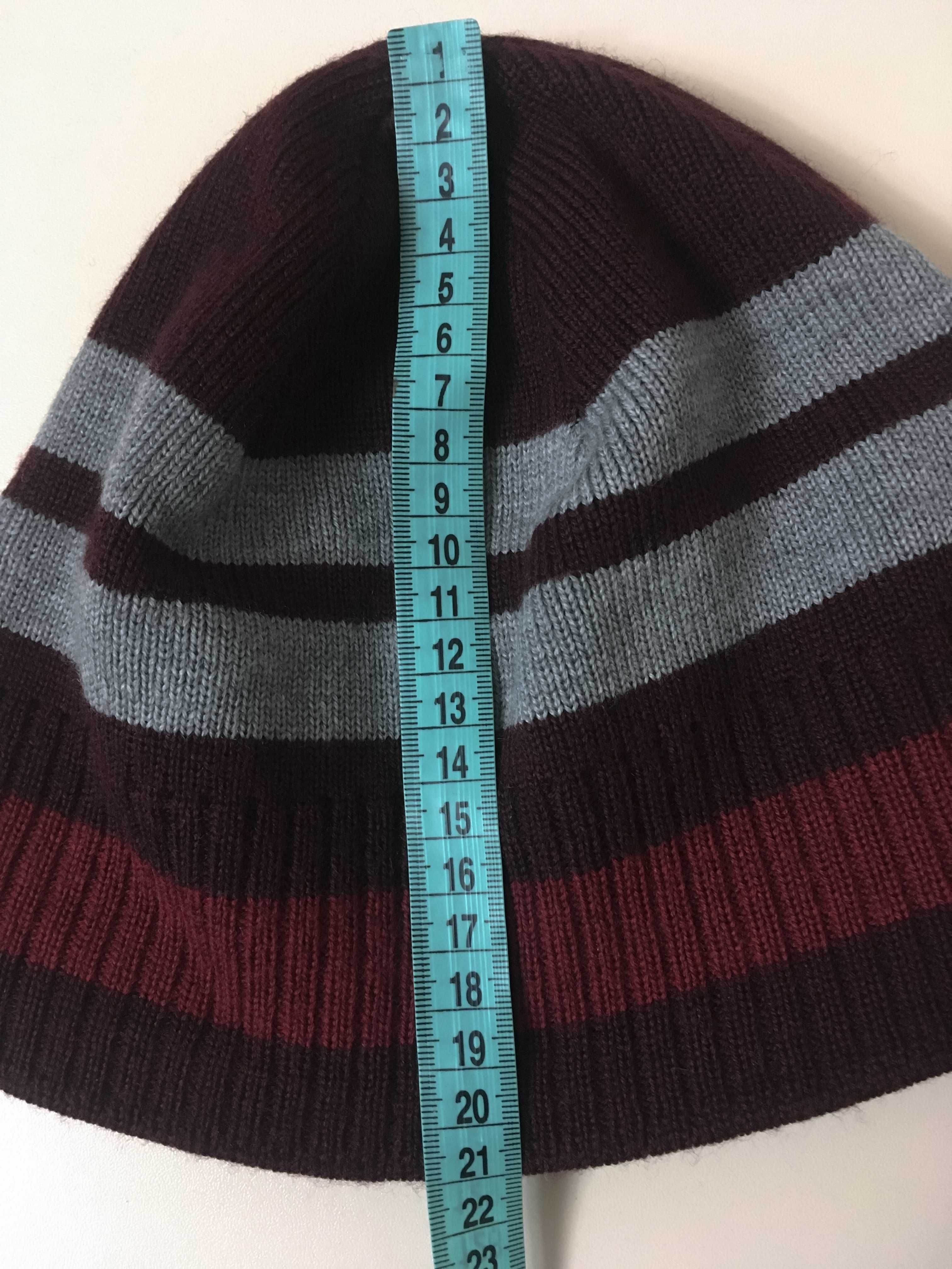 100% шерсть мериноса merino wool шерстяная шапка Gebeana Германия