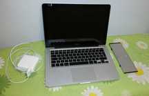 MacBook Pro A1278 Ładowarka, bateria, sprawny