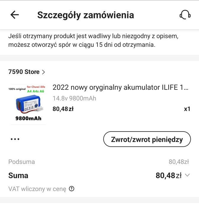Odkurzacz ilife v7s pro
