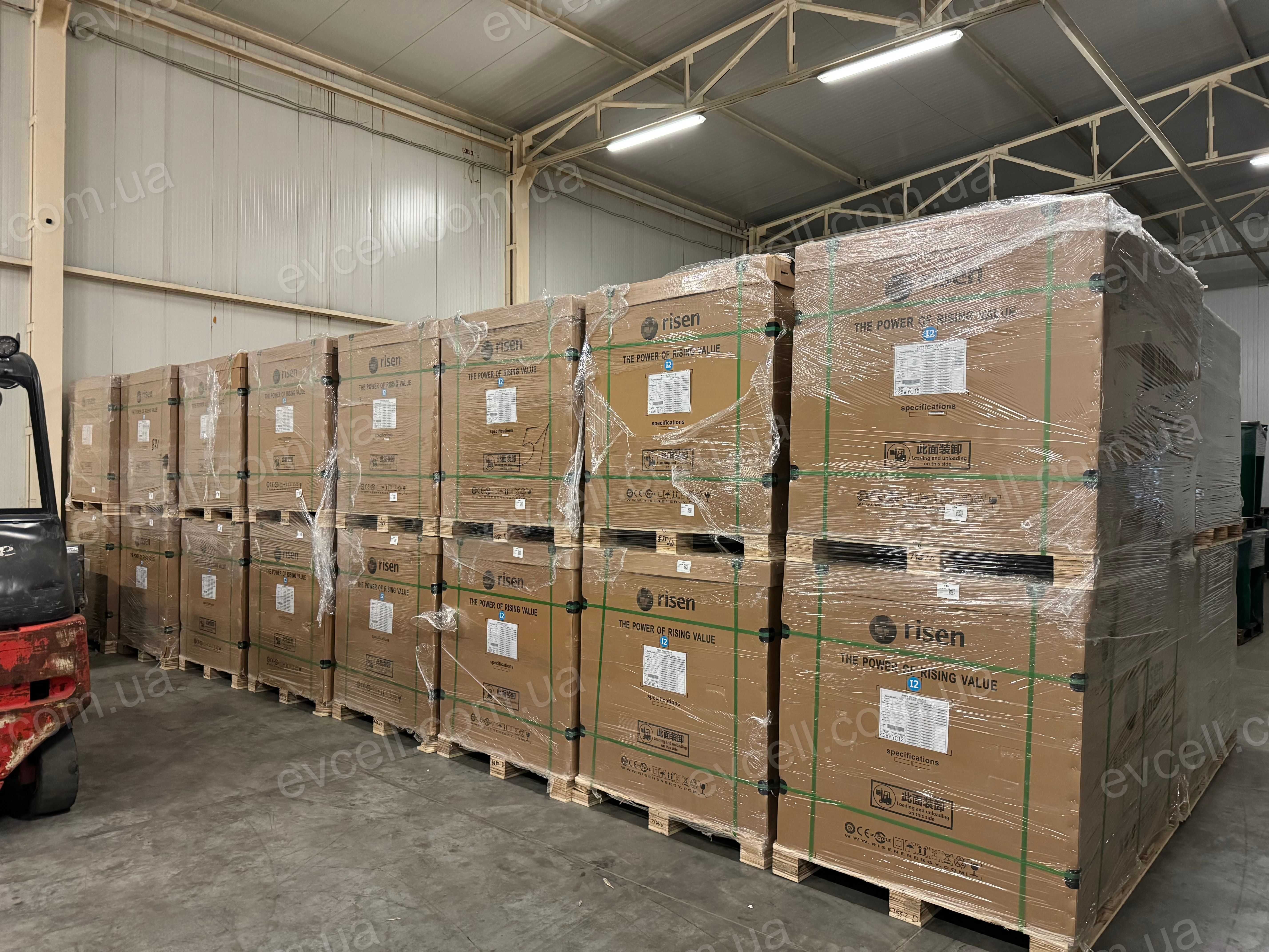 Risen 425 W Black, Half-Cell, сонячні панелі, монокристал
