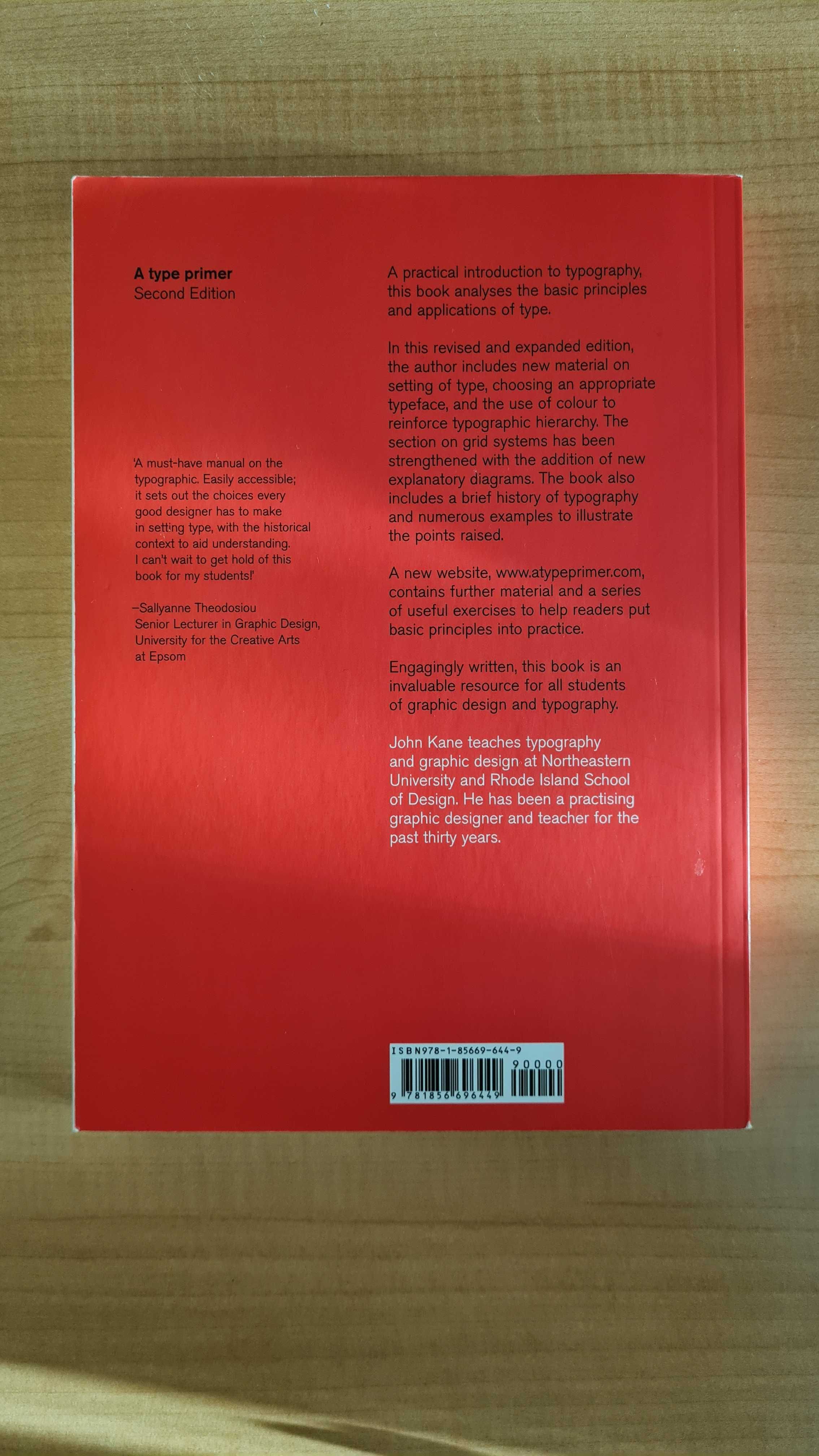Livro NOVO "A Type Primer" (John Kane) - tipografia e design