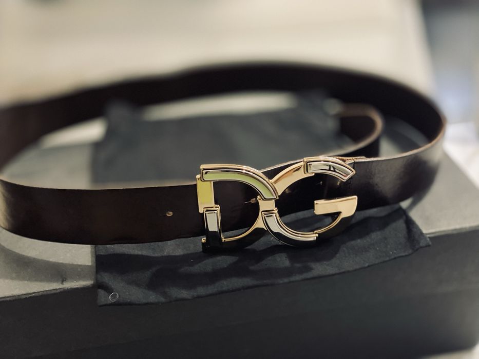 Ремень D&G шкіряний