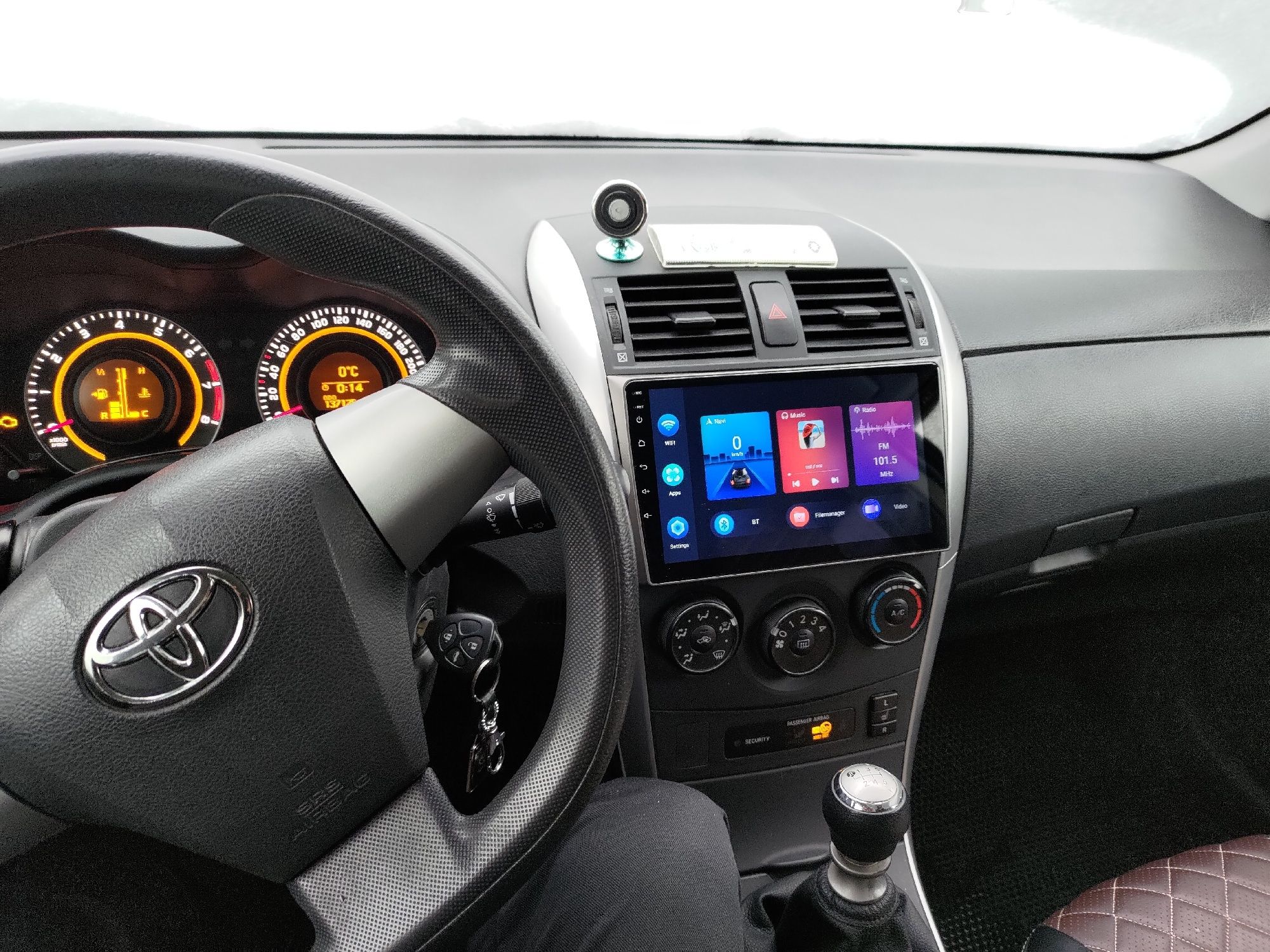 Магнитола Toyota Corolla Auris E140 E150 2006-2013 Android