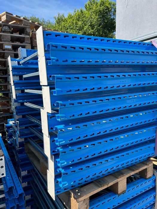 Regał magazynowy półkowy H270cm x 55cm mocny do warsztatu hali garażu