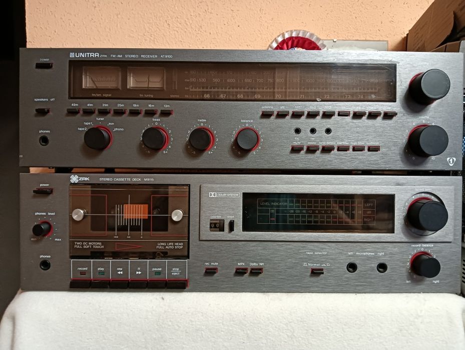 Unitra wersja na eksport wzmacniacz i radio