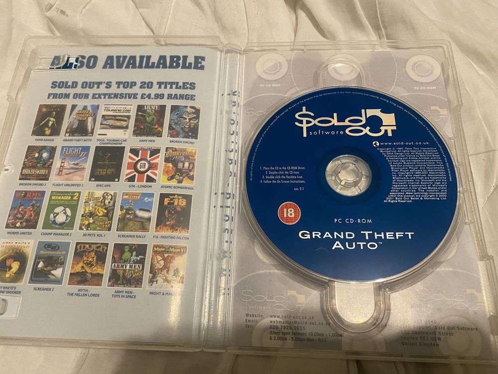 Nowa! Gra! Gta 1 grand theft auto klasyka okazja super gra gry gta 1 2