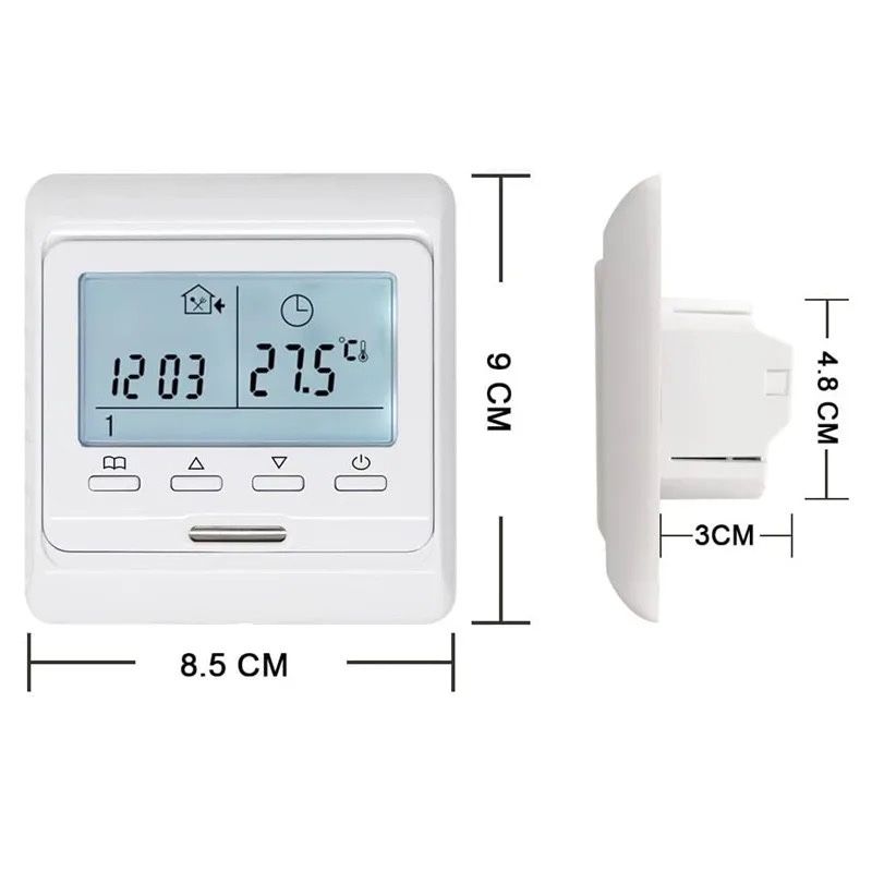 Програмований терморегулятор E-51 для теплоі підлоги