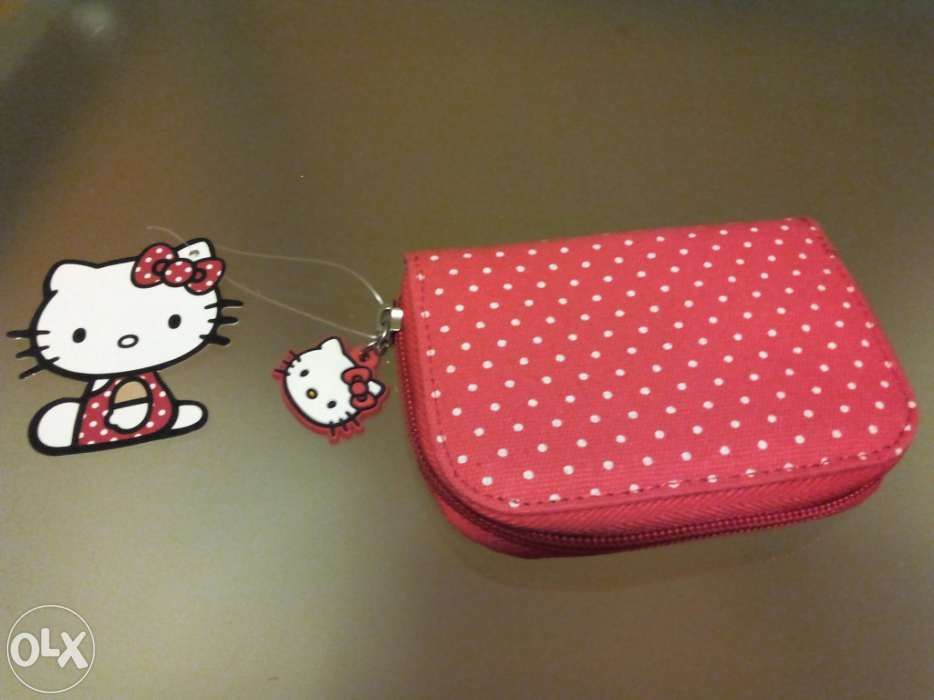 Porta-moedas Hello Kitty novo