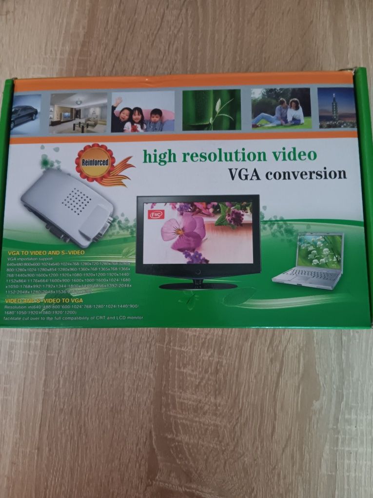 Konwenter BNC, SVIDEO do VGA