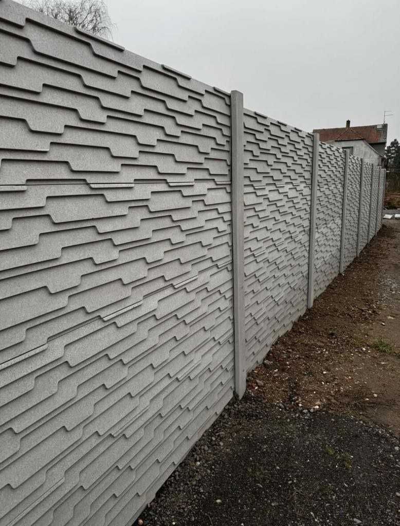 Nowoczesne Ogrodzenia betonowe Producent KLONEX Nowe wzory !