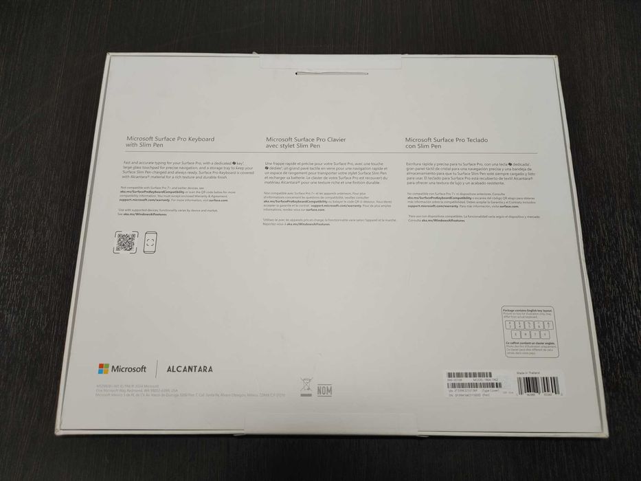 Нова клавіатура Microsoft Surface Type Cover Pro with slim pen Pro8-11