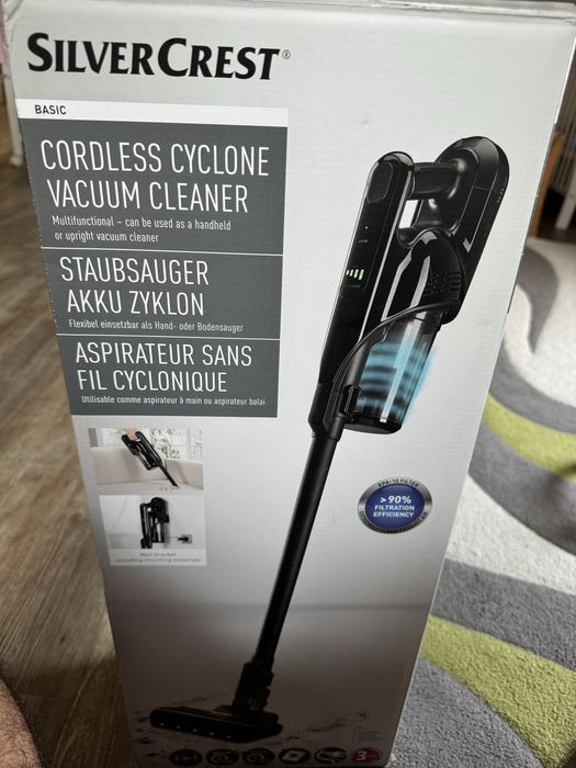 Новый SilverCrest аккумляторный пылесос 2-в-1.Безпроводной и мощный.