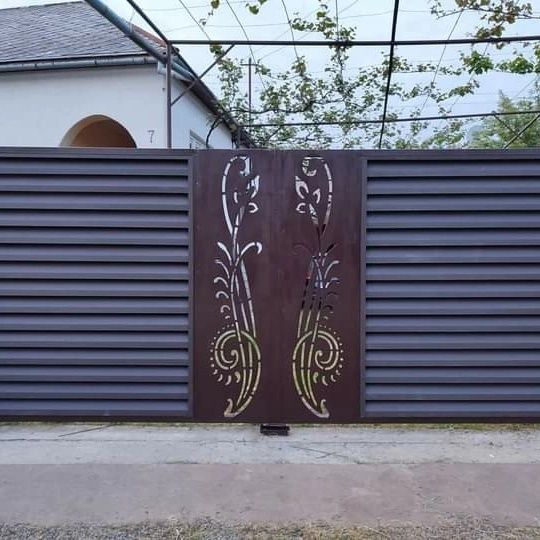 Паркани жалюзі, ламелі, горизонт, ранчо