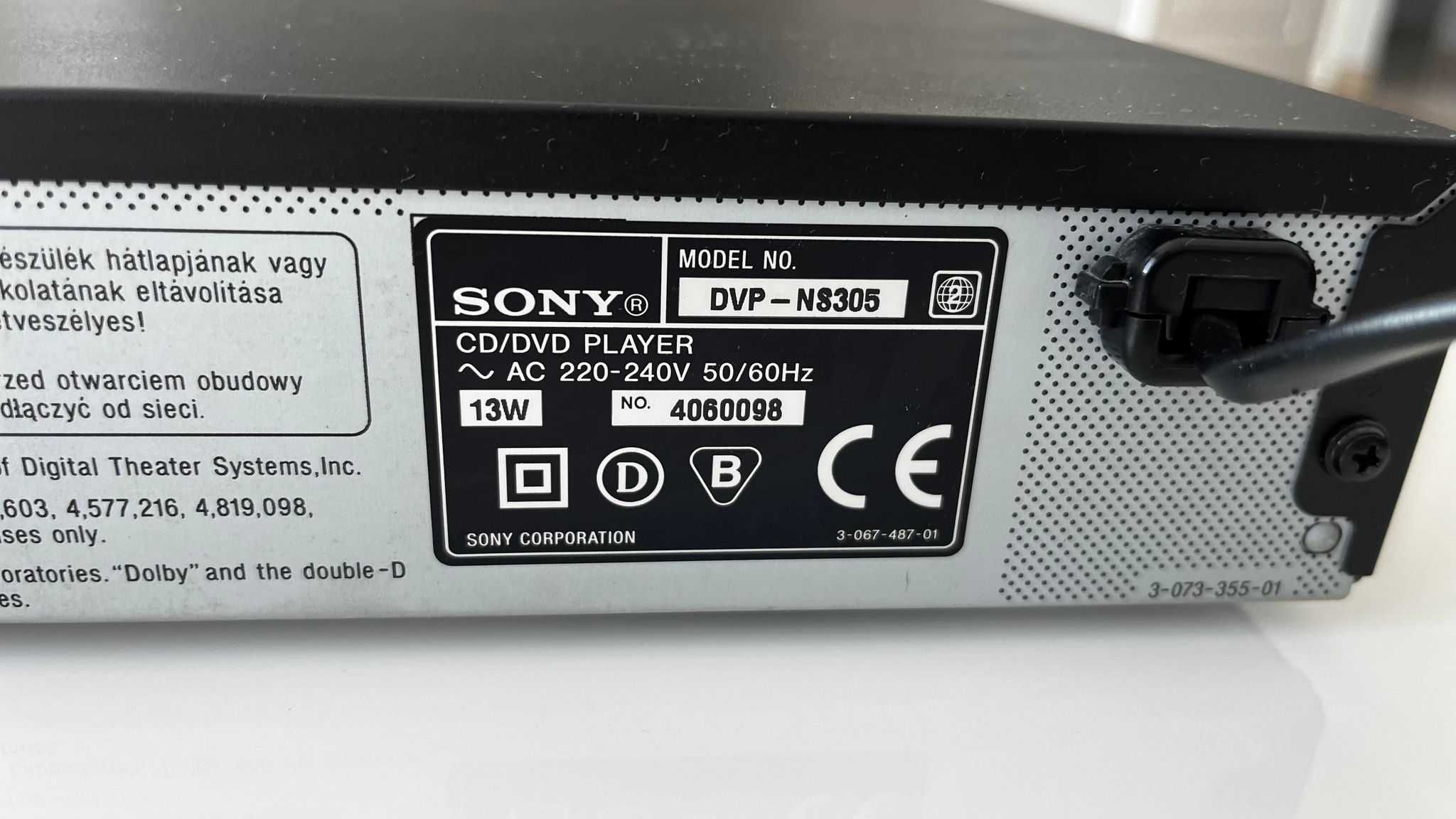 DVD Sony DVP-NS305