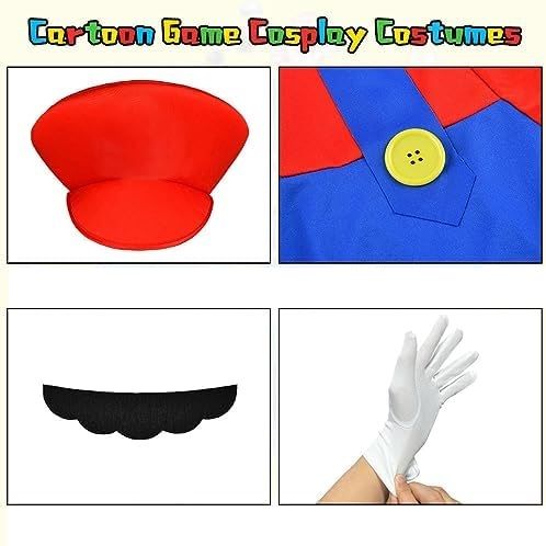 Strój przebranie Mario dla chłopca S 100-110Cm