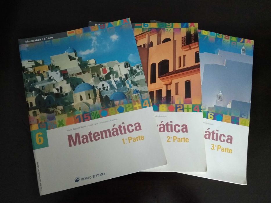 Manual e Caderno de atividades Matemática 6ºano