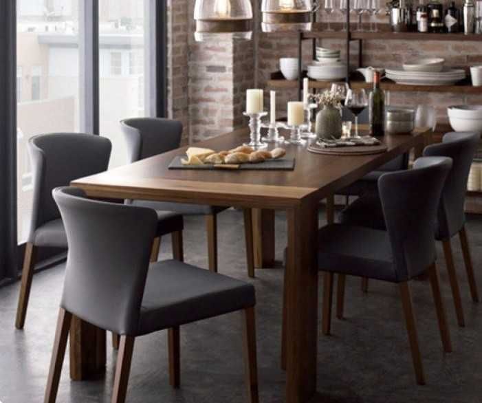 Stół, naturalny fornir, orzech amerykański, rozkładany 240-340 cm