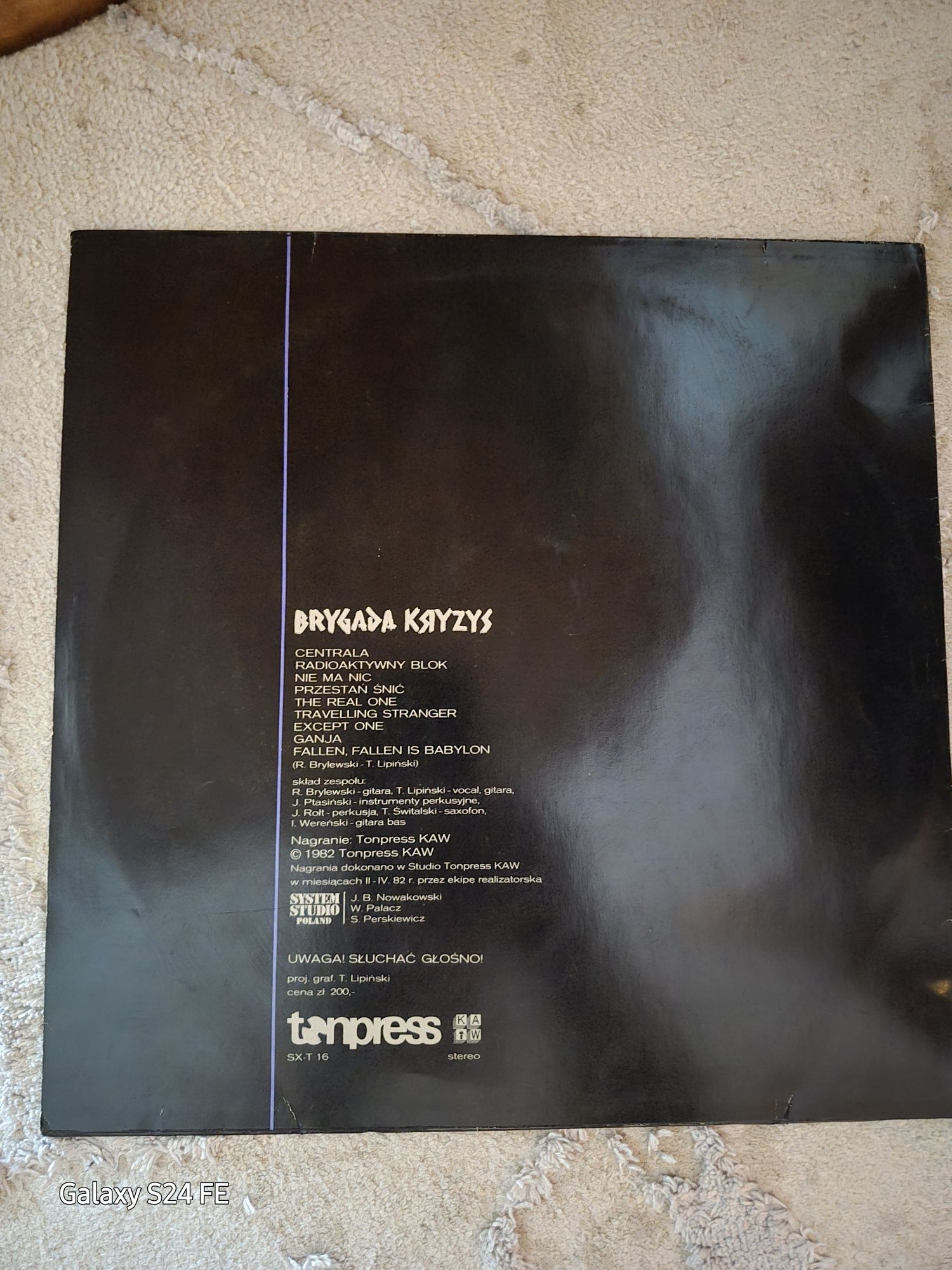 Płyta winylowa/Brygada Kryzys -Brygada Kryzys/1982r.