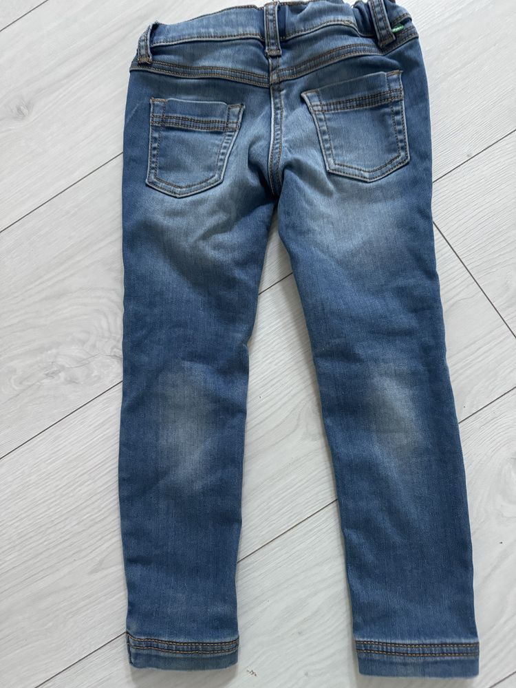 Benetton jeansy dziewczynka 110