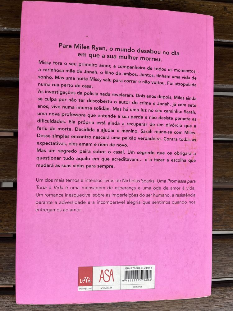 Livro “Uma Promessa Para a Vida Toda”