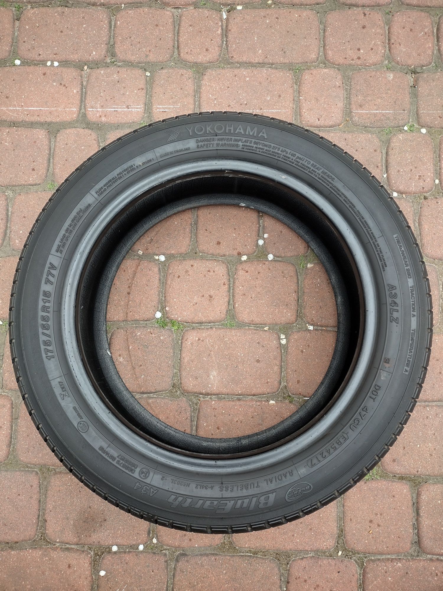 4x Opony letnie YOKOHAMA 175/55R15...