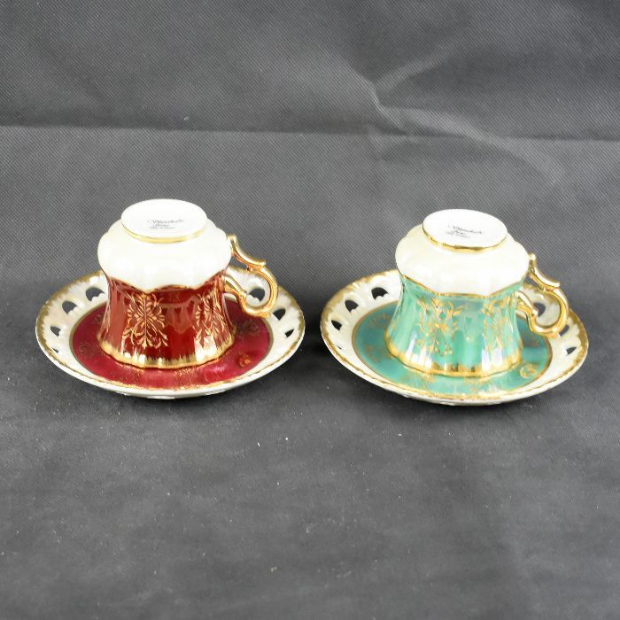 Conjunto de 6 Chávenas em Porcelana do Japão, Lustrina