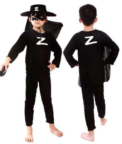 Carnaval fantasia menino Zorro 3-4A (sem chapéu) - NOVO