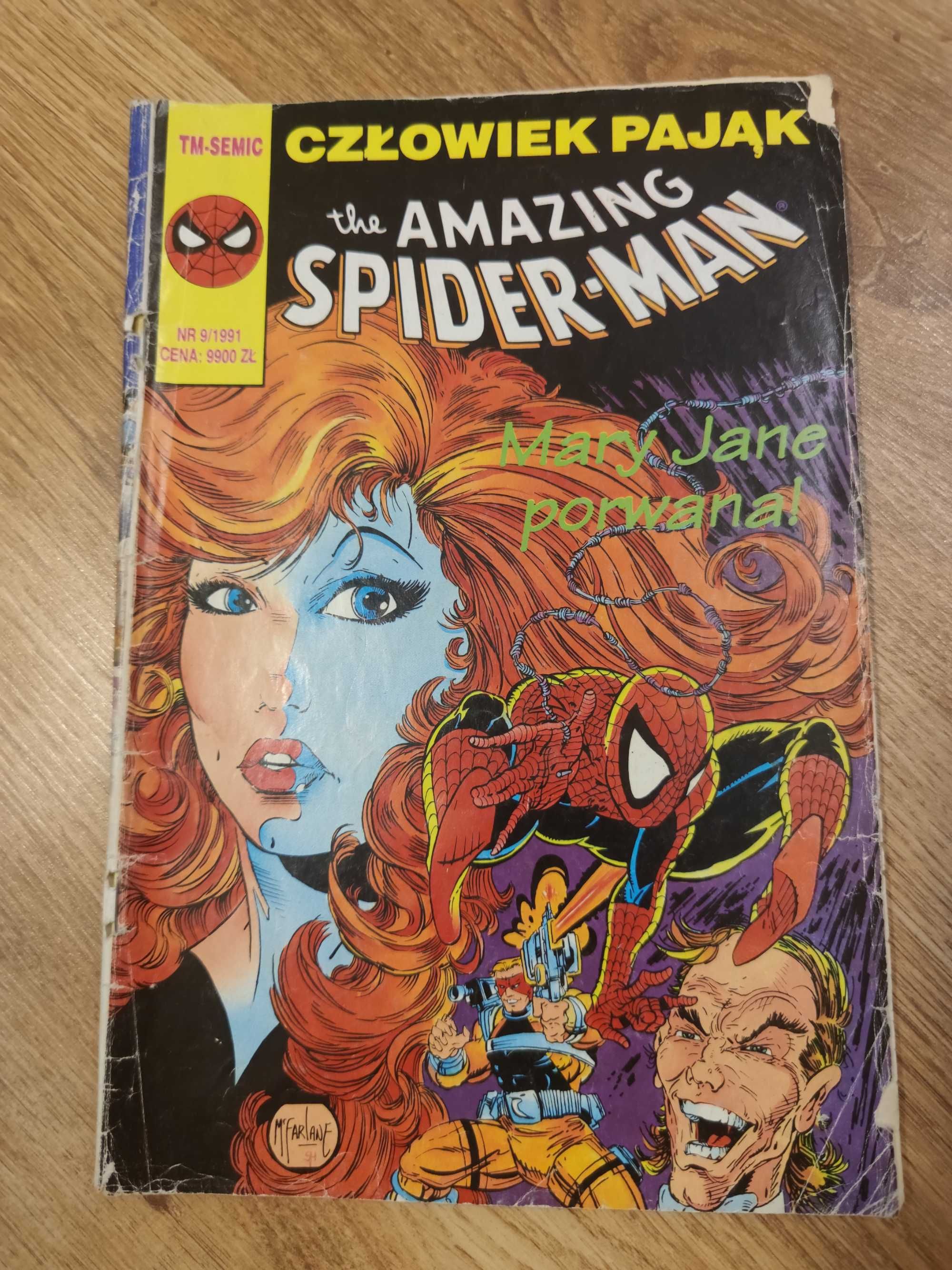 Komiks Spider-Man 9/91 Tm-semic