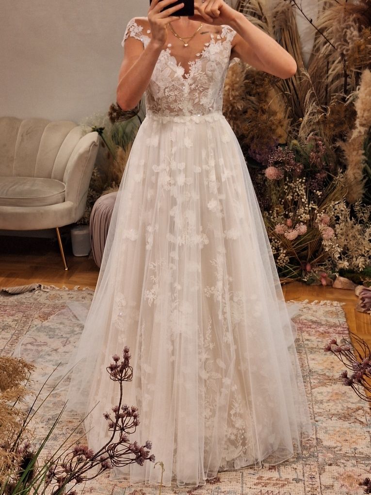 Suknia ślubna dama couture valentine rozmiar 34/36