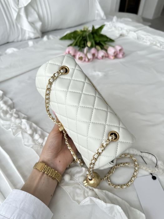 Сумка Chanel шкіра | біла