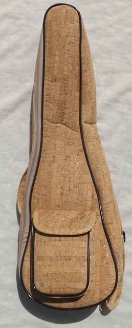 Saco de cortiça almofadado de cavaquinho ou ukulele soprano