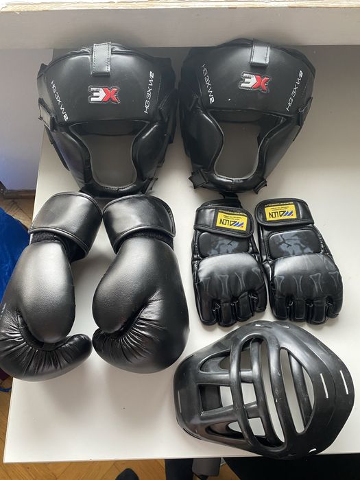 Rekawice boks muai tai kickboxing jujitsu sztuki walki ochraniacze box