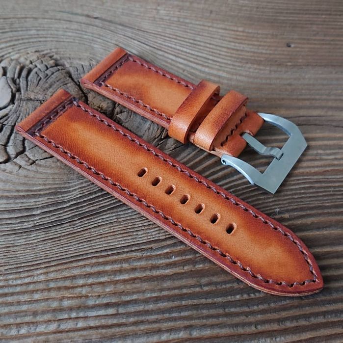 Pasek do zegarka Panerai 26 mm ręcznie robiony handmade skóra